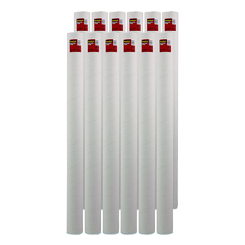 Scotch Mailing Tube, 48" Long, 4" Diameter, White (7982)