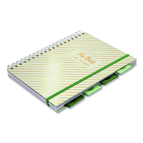 PUKKA PAD B5 Size Project Book, 5-Subject, Medium/College Rule, Assorted Haze Cover Colors, (100) 9.8 x 6.9 Sheets, 3/Pack (9975ASTHZE)