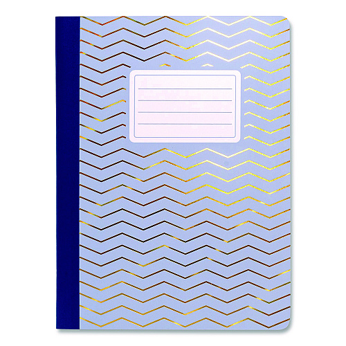 PUKKA PAD Composition Book, Medium/College Rule, Assorted Haze Cover Colors, (70) 9.8 x 6.9 Sheets, 3/Pack (9976ASTHZE)