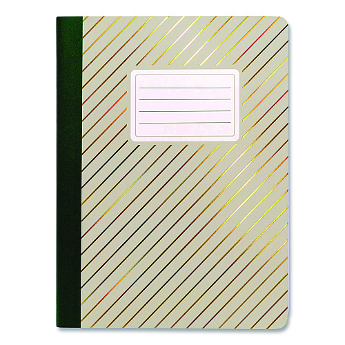 PUKKA PAD Composition Book, Medium/College Rule, Assorted Haze Cover Colors, (70) 9.8 x 6.9 Sheets, 3/Pack (9976ASTHZE)
