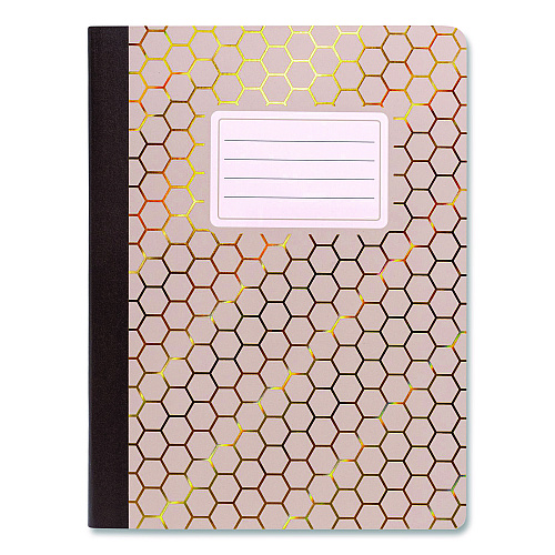 PUKKA PAD Composition Book, Medium/College Rule, Assorted Haze Cover Colors, (70) 9.8 x 6.9 Sheets, 3/Pack (9976ASTHZE)