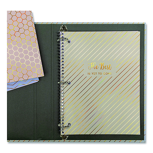 PUKKA PAD 1-Subject Notebook, Medium/College Rule, Assorted Haze Cover Colors, (50) 10.5 x 8 Sheets, 3/Pack (9978ASTHZE)