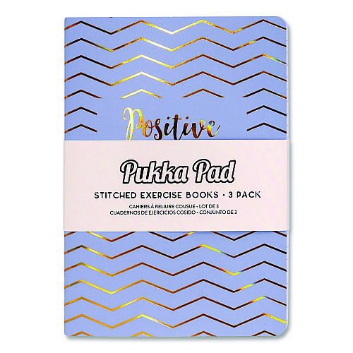 PUKKA PAD Exercise Books, 1-Subject, Medium/College Rule, Assorted Haze Cover Colors, (40) 6.9 x 4.9 Sheets, 3/Pack (9979ASTHZE)