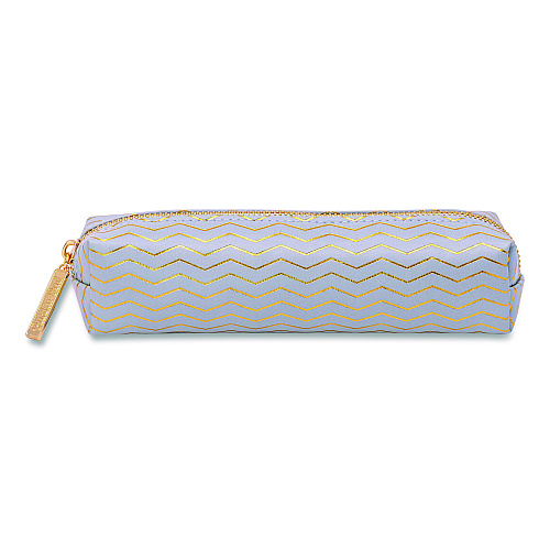 PUKKA PAD Pencil Case, 8.07 x 2.36 x 2.55, Blue, 6/Pack (9981BEHZE)