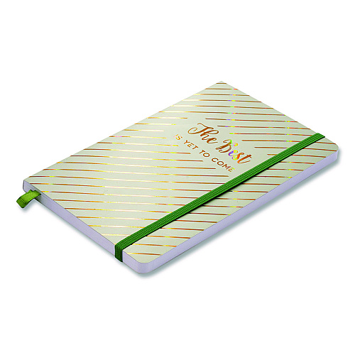 PUKKA PAD Journal, 1-Subject, Medium/College Rule, Green Haze Cover, (96) 8.3 x 5.8 Sheets, 3/Pack (9977GNHZE)