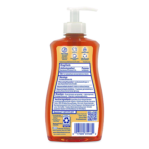 Dial Antibacterial Defense Gold Hand Soap + Aloe, Original, 11 oz Pump Bottle, 12/Carton (35470)