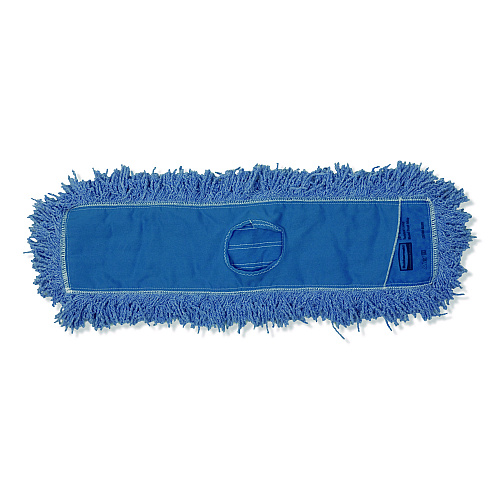 Rubbermaid Commercial Dust Mop Head, Synthetic Blend, 48" Width, Blue (FGJ25700BL00)