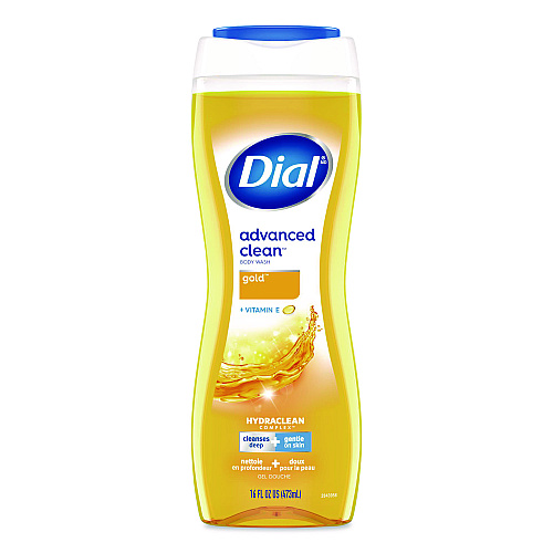 Dial Body Wash Advanced Clean Gold, Original Gold, 16 oz, 6/Carton (09119)