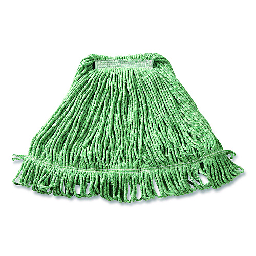 Rubbermaid Commercial Super Stitch Blend Mop, Medium, Cotton/Synthetic, Green (D21206GR00)