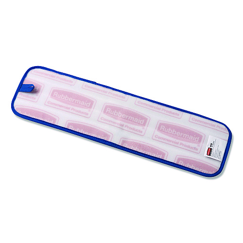 Rubbermaid Microfiber Wet Mop Pad, 18", Blue (FGQ41000BL00)
