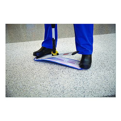 Rubbermaid Microfiber Wet Mop Pad, 18", Blue (FGQ41000BL00)
