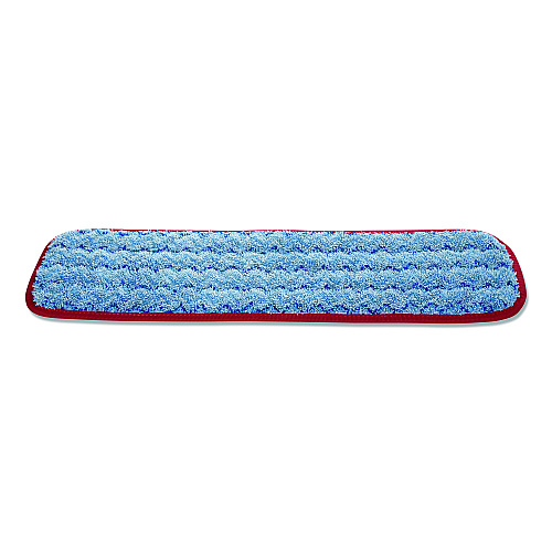 Rubbermaid Microfiber Wet Mop Pad, 18", Red, 12/Carton (FGQ41000RD00)