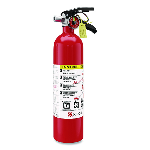 Kidde ProLine Dry-Chemical Commercial Fire Extinguisher, 1-A, 10-B:C (21032136)