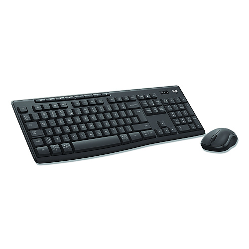 Logitech MK370 Combo for Business, 33 ft Wireless Range, Graphite (920011887)