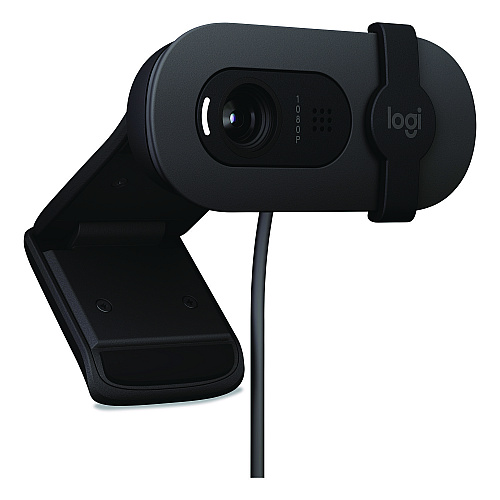 Logitech Brio 105 Business Webcam, 1920 pixels x 1080 pixels, 2 Mpixels, Black (960001579)