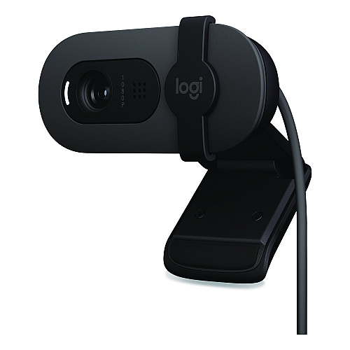 Logitech Brio 105 Business Webcam, 1920 pixels x 1080 pixels, 2 Mpixels, Black (960001579)