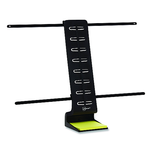 NoteTower Desktop Pro Plastic Document Stand Bar, 2 Sheet Capacity, Plastic, Black (NTR3001)