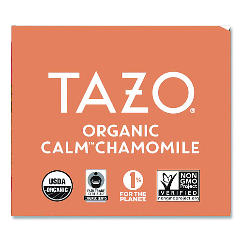 Tazo Tea Bags, Organic Calm Camomile, 16/Box (TAZ00354BX)