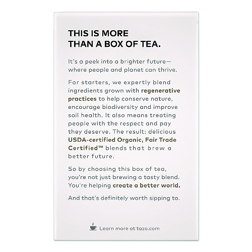 Tazo Tea Bags, Organic Awake English Breakfast, 16/Box (TAZ00303BX)