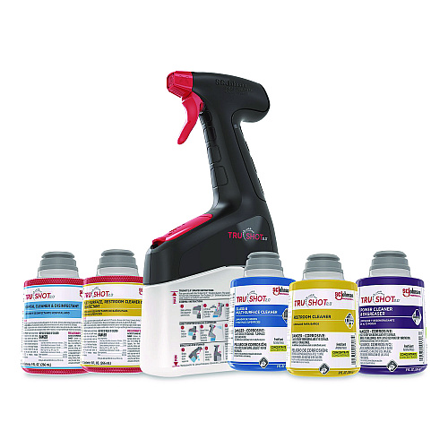 SC Johnson Professional TruShot 2.0 Glass and Multisurface Cleaner, Fresh Scent, 9 oz Cartridge, 4/Carton (379846)