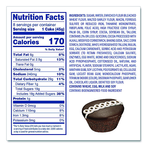 Hostess Twinkies and Chocolate CupCakes Variety Pack, (2) 13.58 oz 10 Pack Twinkies and (2) 12.7 oz 8 Pack CupCakes/Carton (60004134)