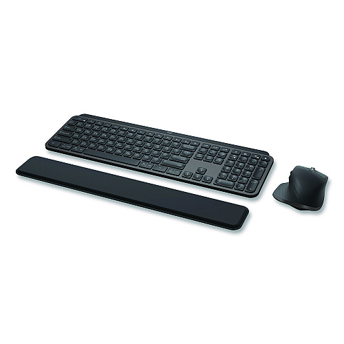 Logitech MX Keys Combo for Business Wireless Keyboard and Mouse Gen 2, 33 ft Wireless Range, Graphite (920010923)