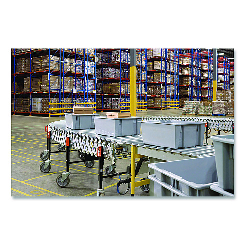 Rubbermaid Commercial Palletote Box, 1.6 cu ft, 15.5" x 19.5" x 13", Gray (FG172200GRAY)