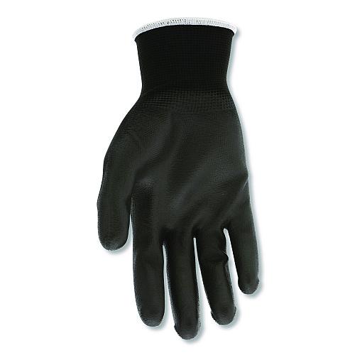MCR Safety Work Gloves, Black, Large, Dozen (B96699LDZ)