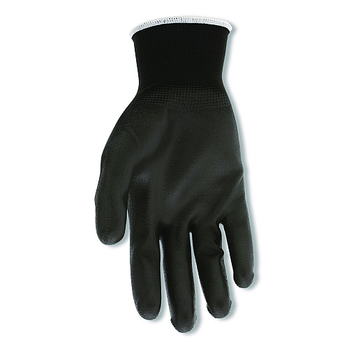 MCR Safety Work Gloves, Black, Medium, Dozen (B96699MDZ)