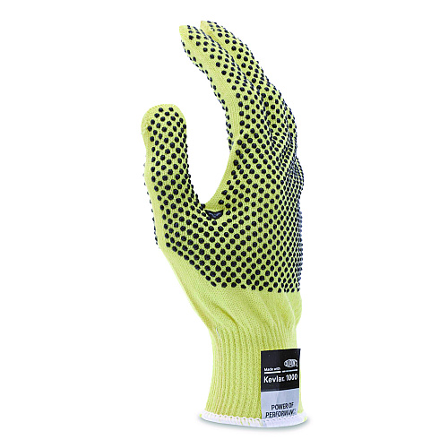 MCR Safety CutPro Kevlar Gloves 9396, Yellow/Black, Small, Pair (9396S)