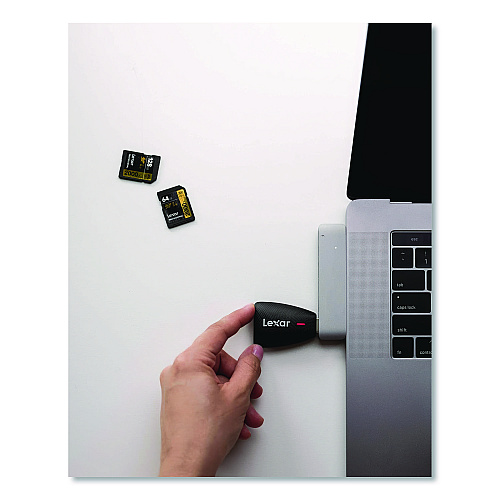 Lexar LRW450UBNA USB Card Reader, 312 MBps, USB-A
