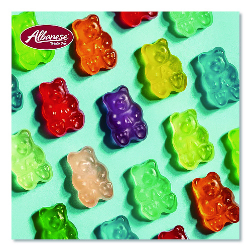 Albanese Worlds Best Gummi Bears, 12 Assorted Fruit Flavors, 5 lb Bag (ACG51200)