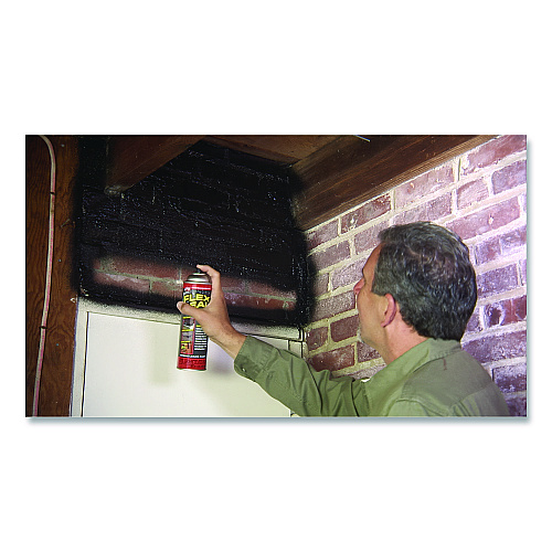 Flex Seal Liquid Rubber Sealant Coating Spray, 14 oz Can, Black (FSR20)