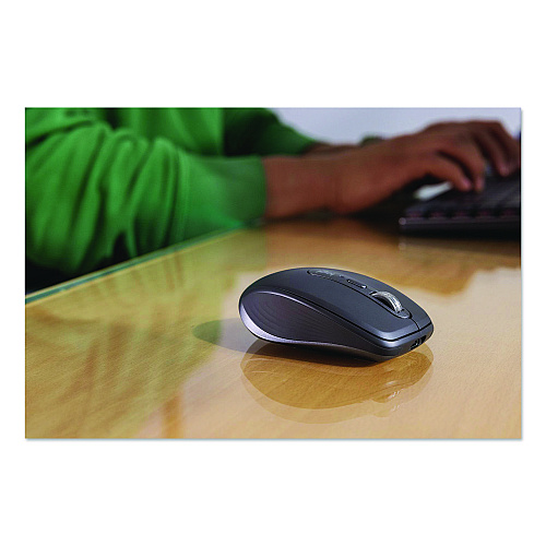 Logitech MX Master 3S for Business Wireless Mouse, 33 ft Wireless Range, Right, Black (910006581)