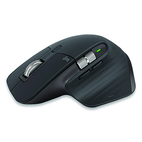 Logitech MX Master 3S for Business Wireless Mouse, 33 ft Wireless Range, Right, Black (910006581)