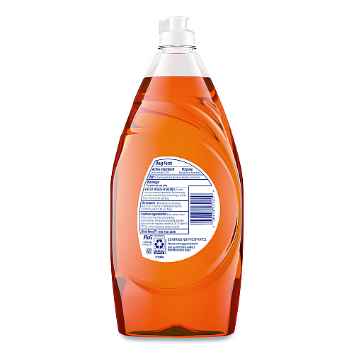 Dawn Ultra Antibacterial Dishwashing Liquid, Orange Scent, 30.8 oz Bottle, 8/Carton (17121)