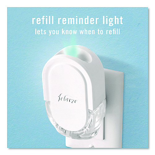 Febreze PLUG Air Freshener Refills, Mountain/Ocean/Rainforest, 2.63 oz, 3/Pack, 6 Packs/Carton (16249)