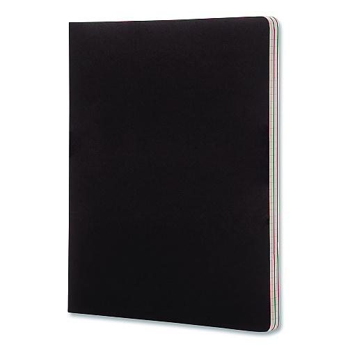 Moleskine Cahier Journal, 1-Subject, Narrow Rule, Black Cover, (64) 5.5 x 3.5 Sheets, 3/Pack (QP311)