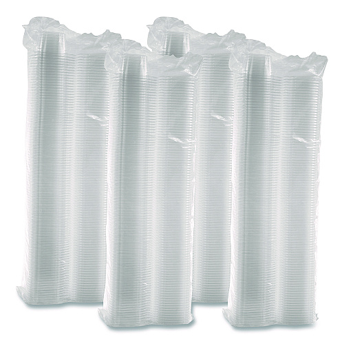 Dart ClearPac SafeSeal Tamper-Resistant, Tamper-Evident Containers, 3.72 x 4.2 x 1.97, Clear, Plastic, 400/Carton (CH6DEF)