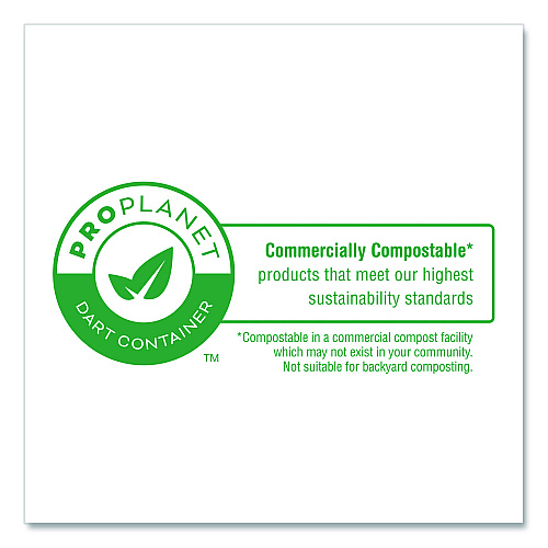 Dart Compostable Molded Fiber Dinnerware, Platter, 12" Diameter, Natural, 500/Carton (12FBRPLR1)