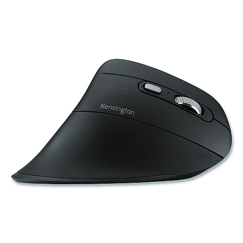 Kensington Pro Fit Ergo MY630 EQ Rechargeable Mouse, 2.4 GHz/30 ft Wireless Range, Right Hand Use, Black (72484)