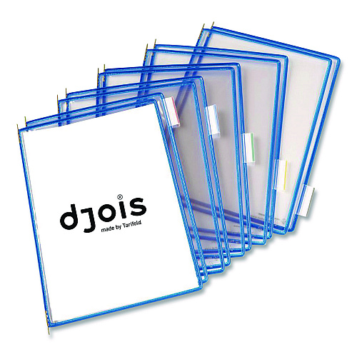 Tarifold Pivoting Pockets, 1 Section, Blue, 10/Pack (P010)