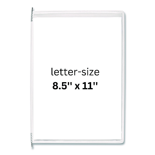 Tarifold Pivoting Pockets, 1 Section, White, 10/Pack (P020)