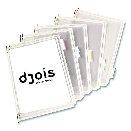 Tarifold Pivoting Pockets, 1 Section, White, 10/Pack (P020)