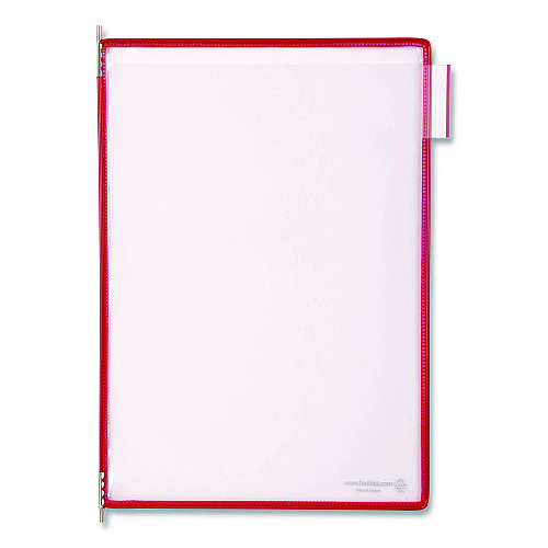 Tarifold Pivoting Pockets, 1 Section, Red, 10/Pack (P030)