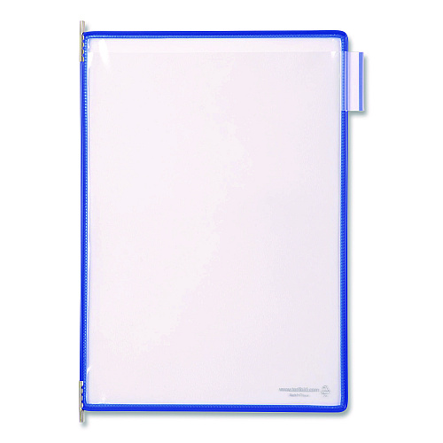Tarifold Pivoting Pockets, 1 Section, Blue, 10/Pack (P010)