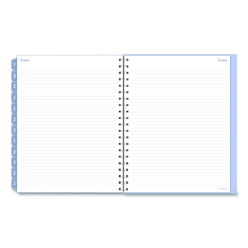 Cambridge Dewdrop Academic Weekly Monthly Planner, Watercolor Floral, Blue/Gray/Purple Cover, 12-Month (July to June): 2025 to 2026 (1742905A)