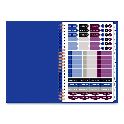 AT-A-GLANCE Signature Lite Academic Weekly Monthly Planner, Blue Cover, 12-Month (July to June): 2025 to 2026 (YP20LA20)