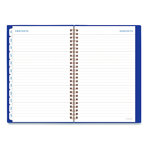 AT-A-GLANCE Signature Lite Academic Weekly Monthly Planner, Blue Cover, 12-Month (July to June): 2025 to 2026 (YP20LA20)