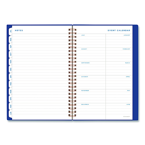 AT-A-GLANCE Signature Lite Academic Weekly Monthly Planner, Blue Cover, 12-Month (July to June): 2025 to 2026 (YP20LA20)